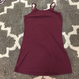 A red tank top